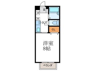 北白川ハイツの物件間取画像